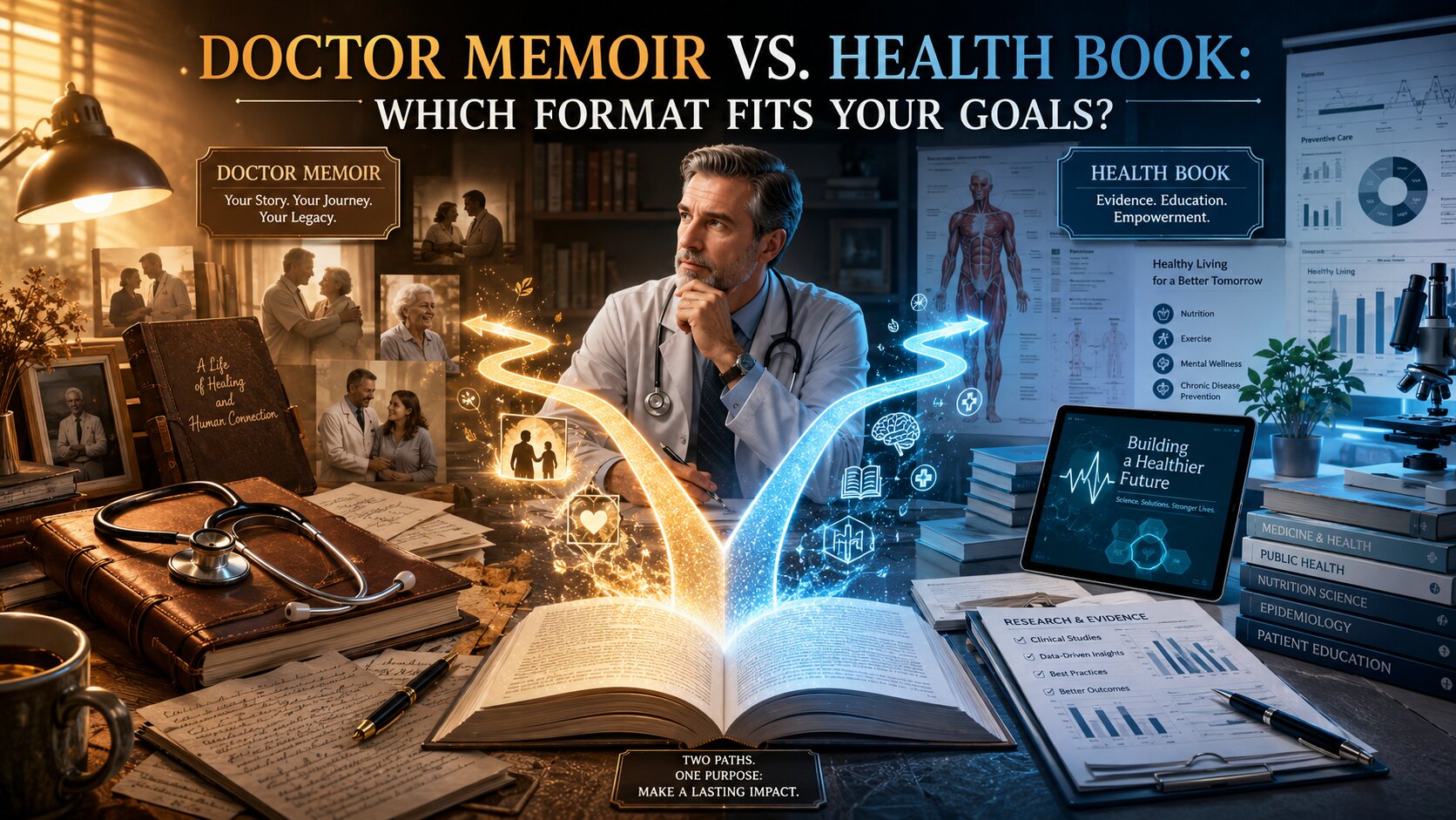 Doctor Memoir vs. Health Book: Which Format Fits Your Goals?