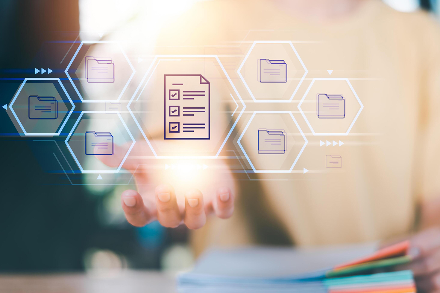 Professional ghostwriter at work