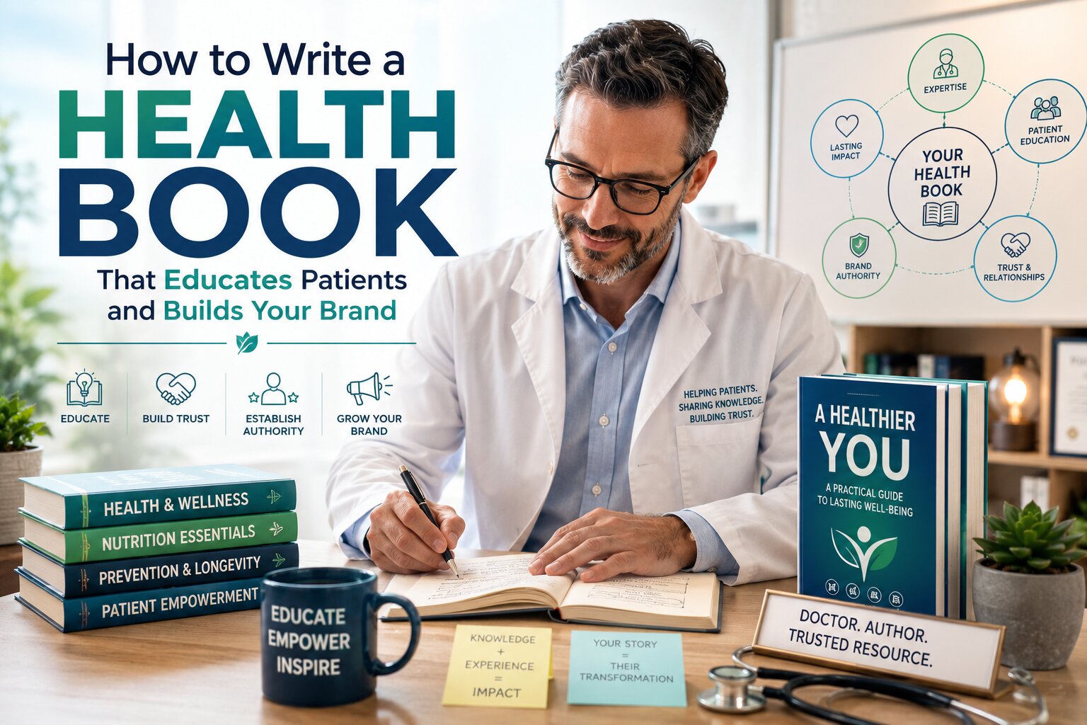 How to Write a Health Book That Educates Patients and Builds Your Brand